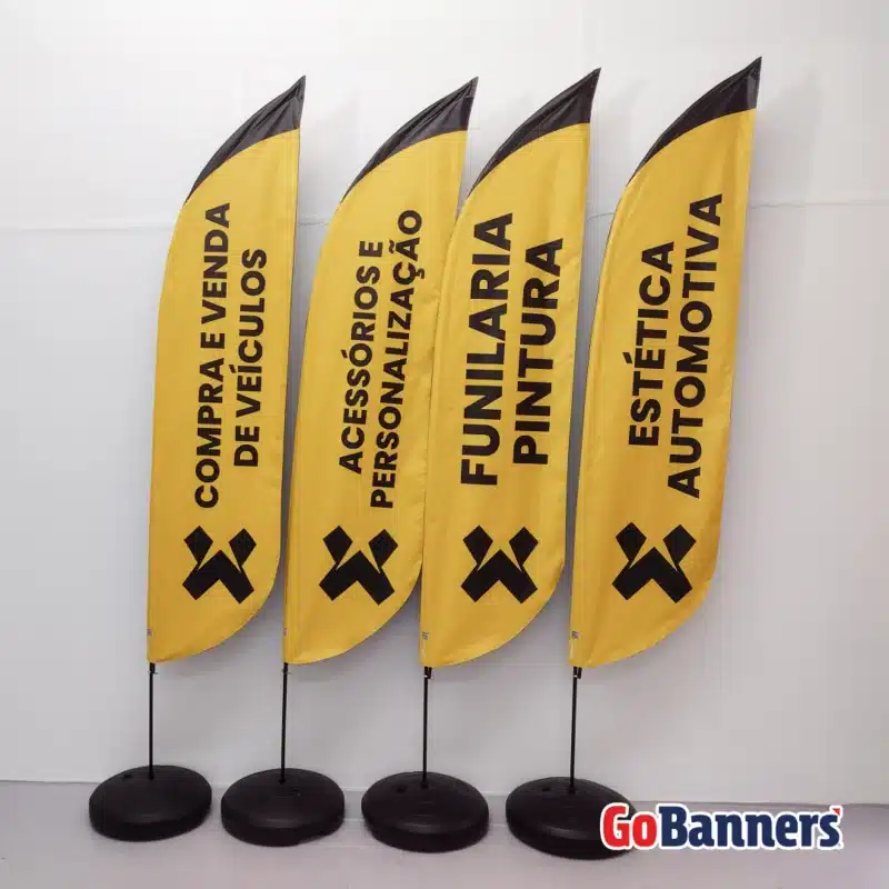 Wind Banner Compra e venda de veículos sinalização