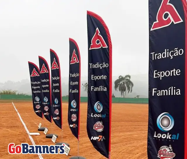 Wind Banner em eventos esportivos