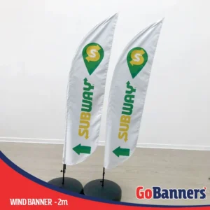 Wind Flag Banner Subway Osvaldo