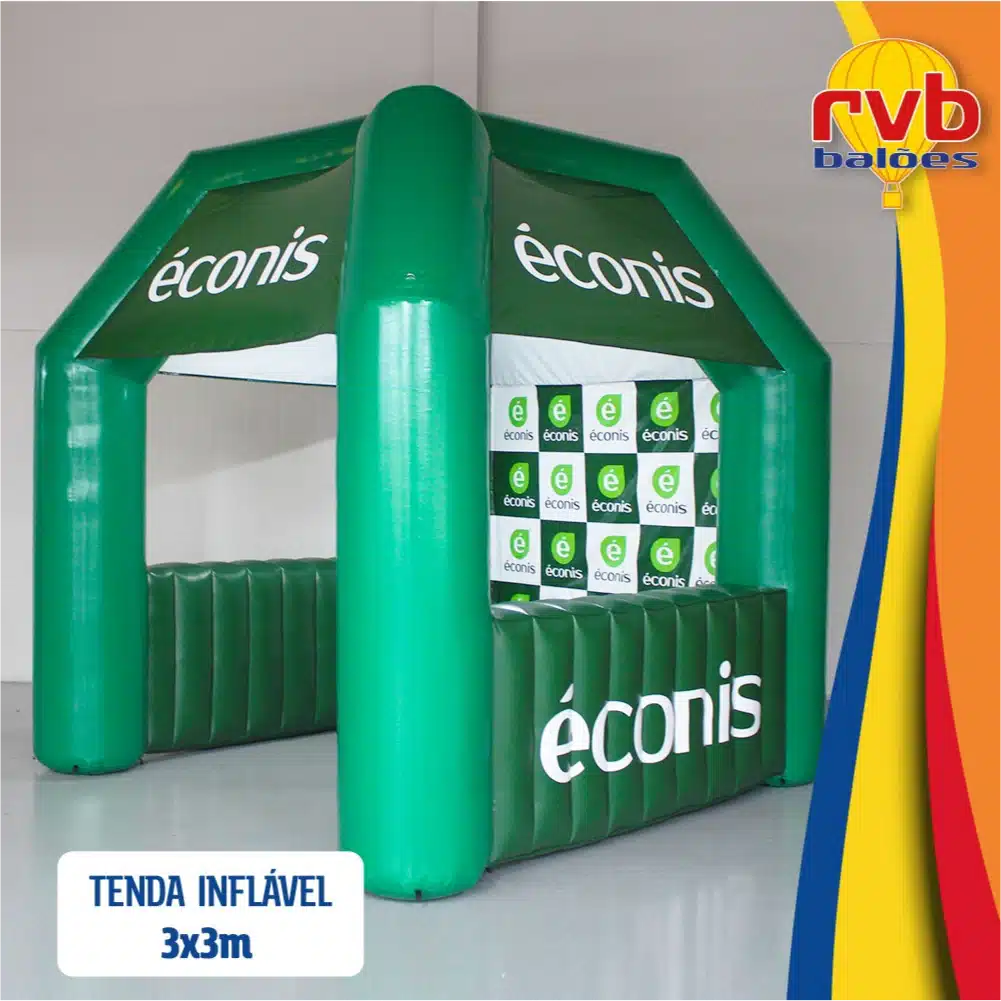 Tenda Inflável Personalizada Econis