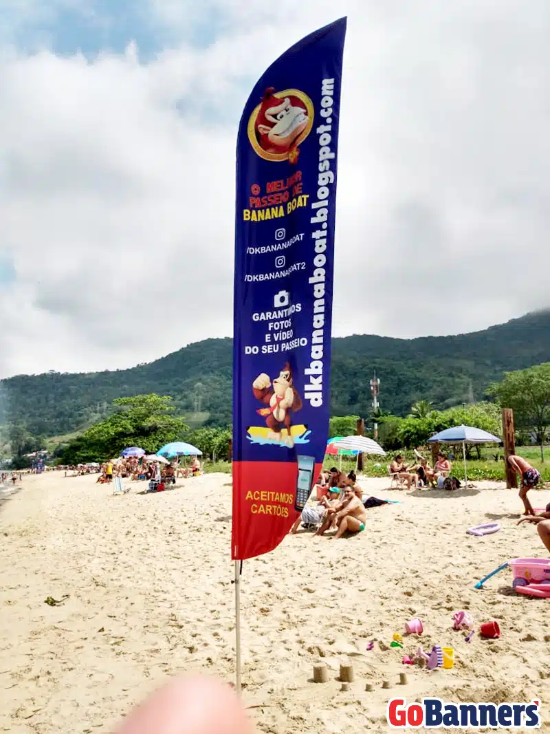 Wind Banner Dk Banana Boat na PRaia