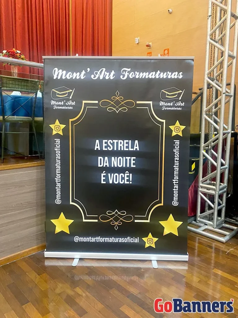 Banner Backdrop Formaturas Montart
