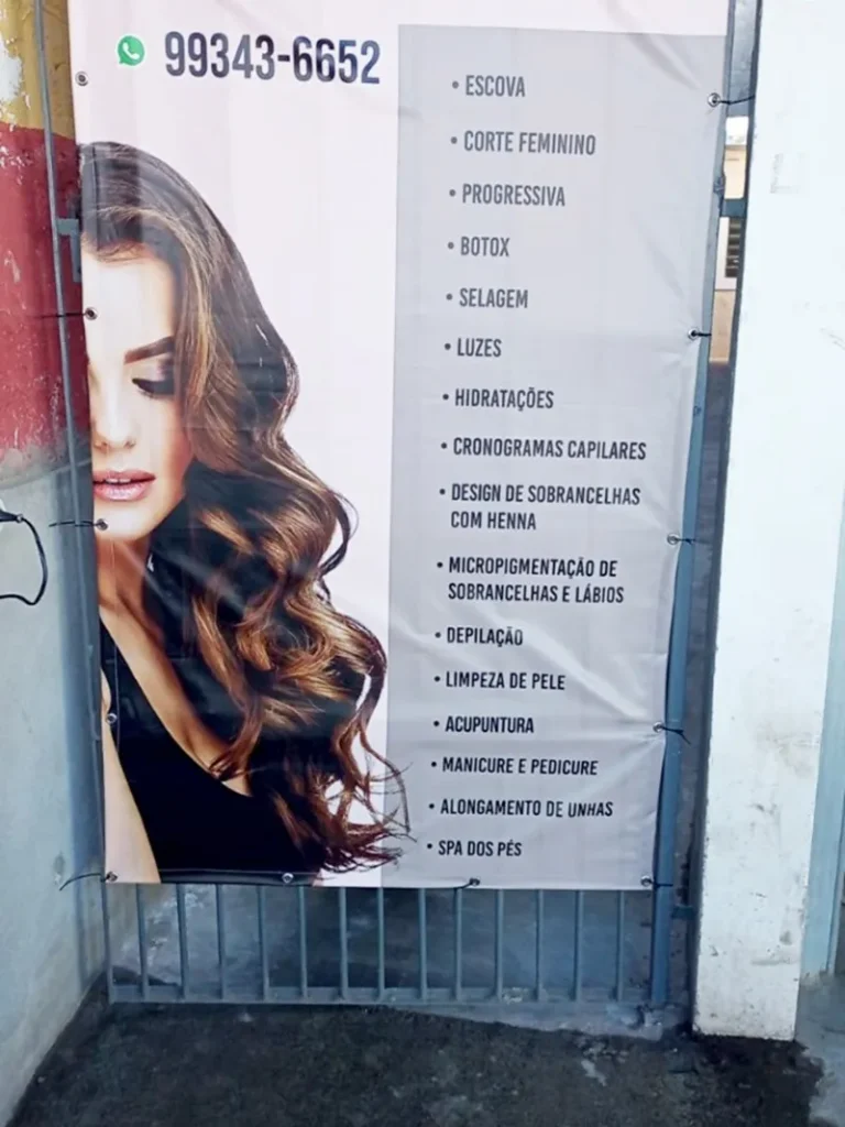 Banner Roll Up Salao Beleza