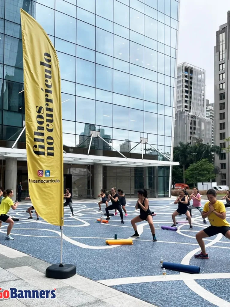 Wind Flag Banner Academia Filhos No Curriculo