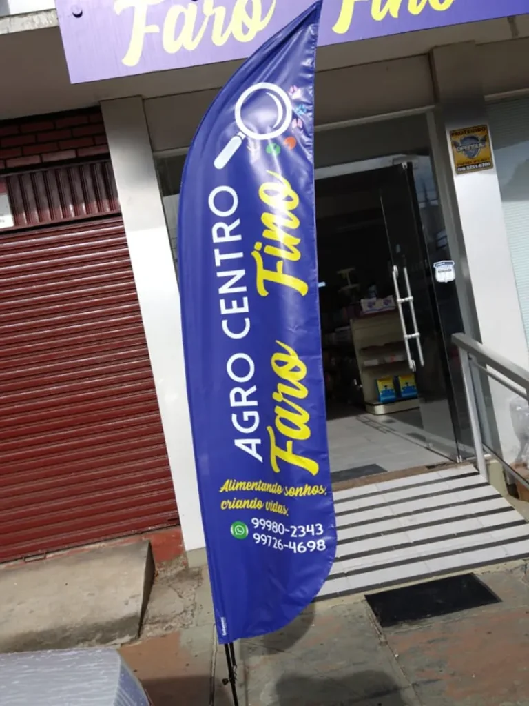 Wind Flag Banner Agropecuaria Faro Fino