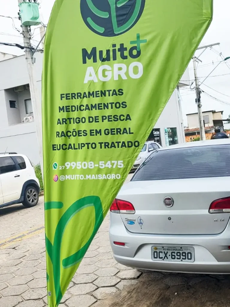 Wind Flag Banner Agropecuaria Muito Agro