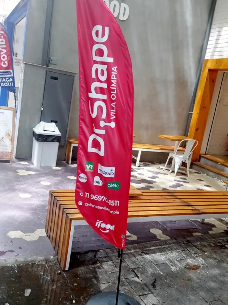 Wind Flag Banner Alimentos Drshape