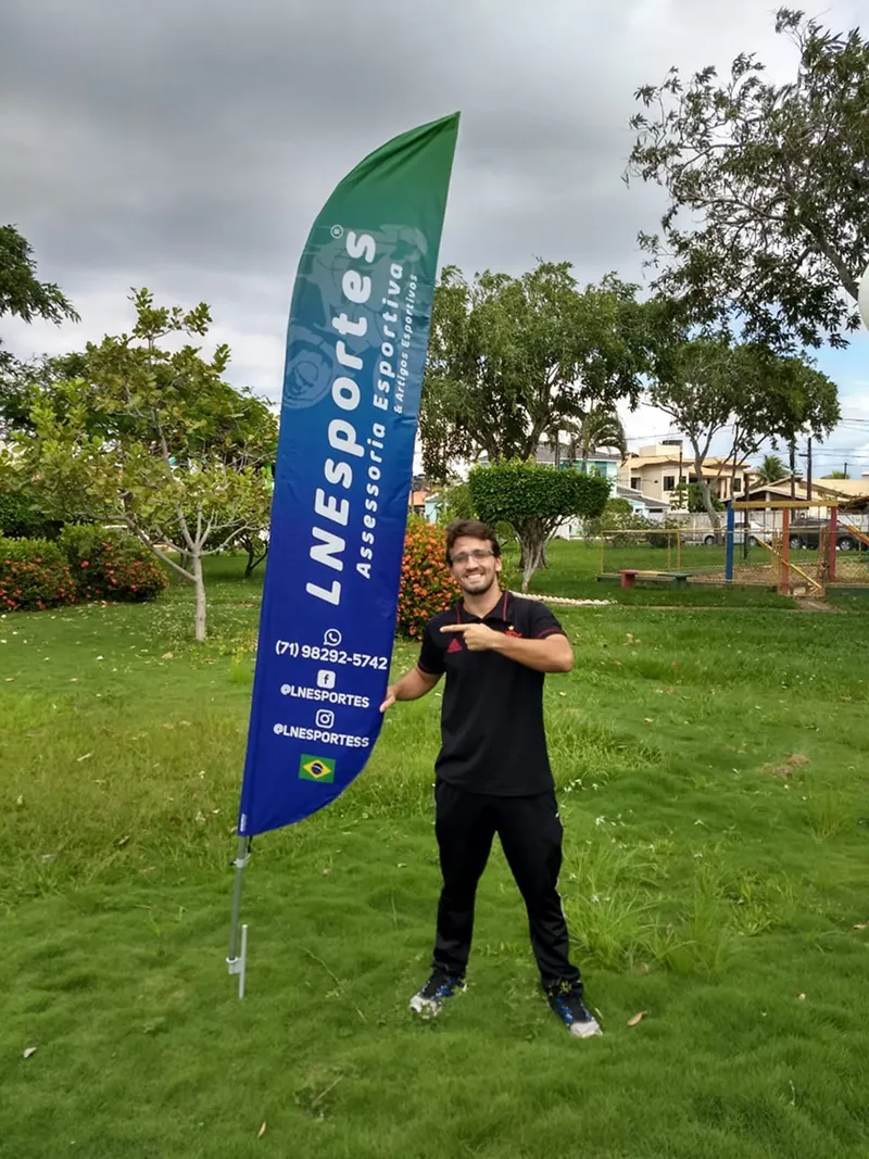 Wind Flag Banner Assessoria Lnesportes