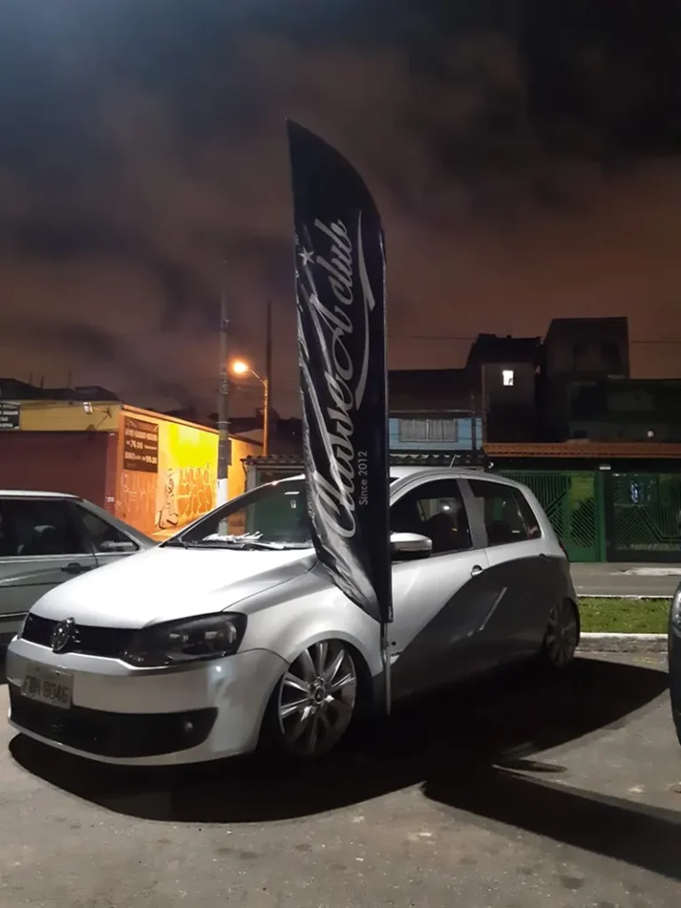 Wind Flag Banner Automotivo Cars2club