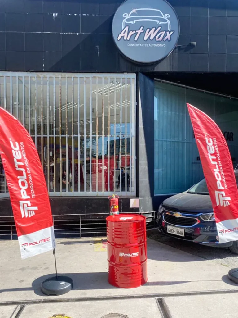 Wind Flag Banner Automotivo Politec