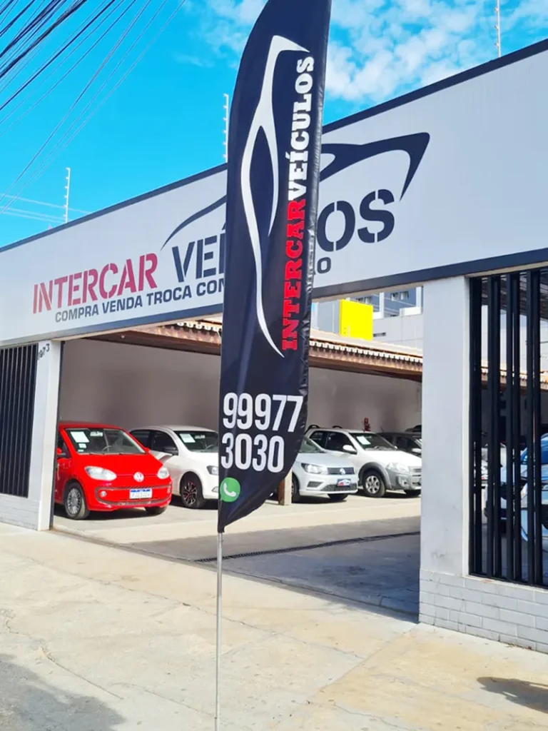 Wind Flag Banner Automoveis Intercar
