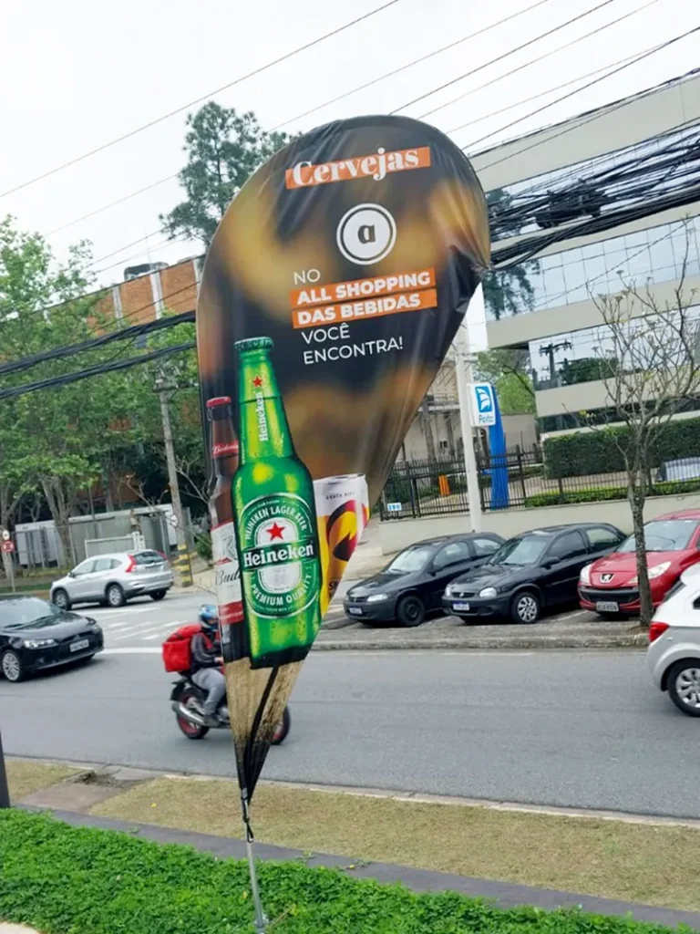 Wind Flag Banner Bebidas All Shopping