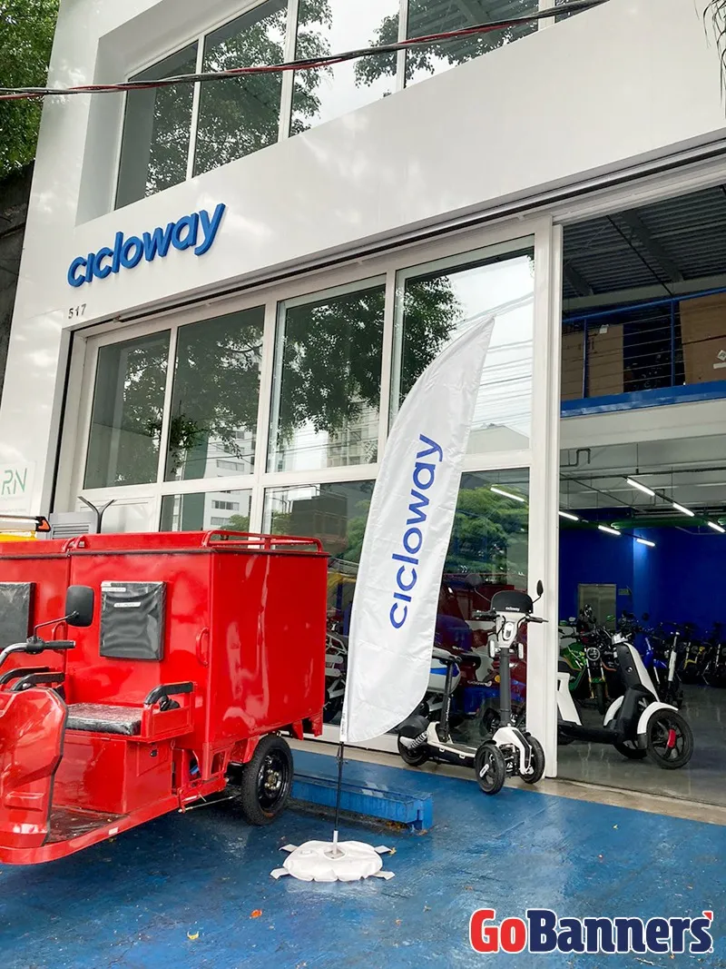 Wind Flag Banner Bicicletas Cicloway