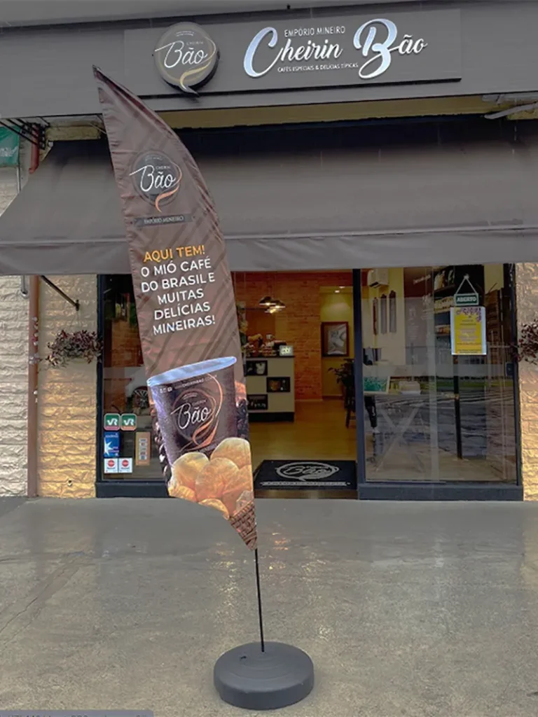 Wind Flag Banner Cafe Cheiron Bao