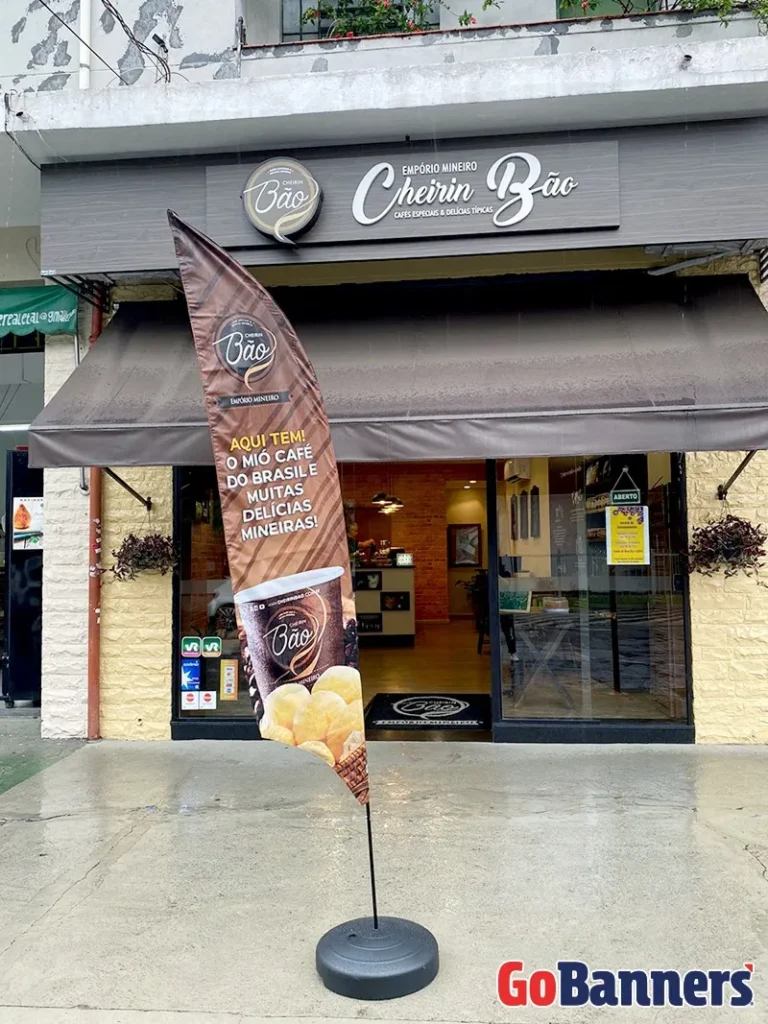 Wind Flag Banner Cafeteria Cherin Bao