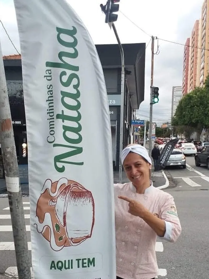 Wind Flag Banner Cafeteria Comidinhas Da Natasha