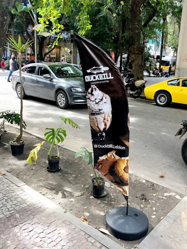 Wind Flag Banner Cafeteria Duckbill