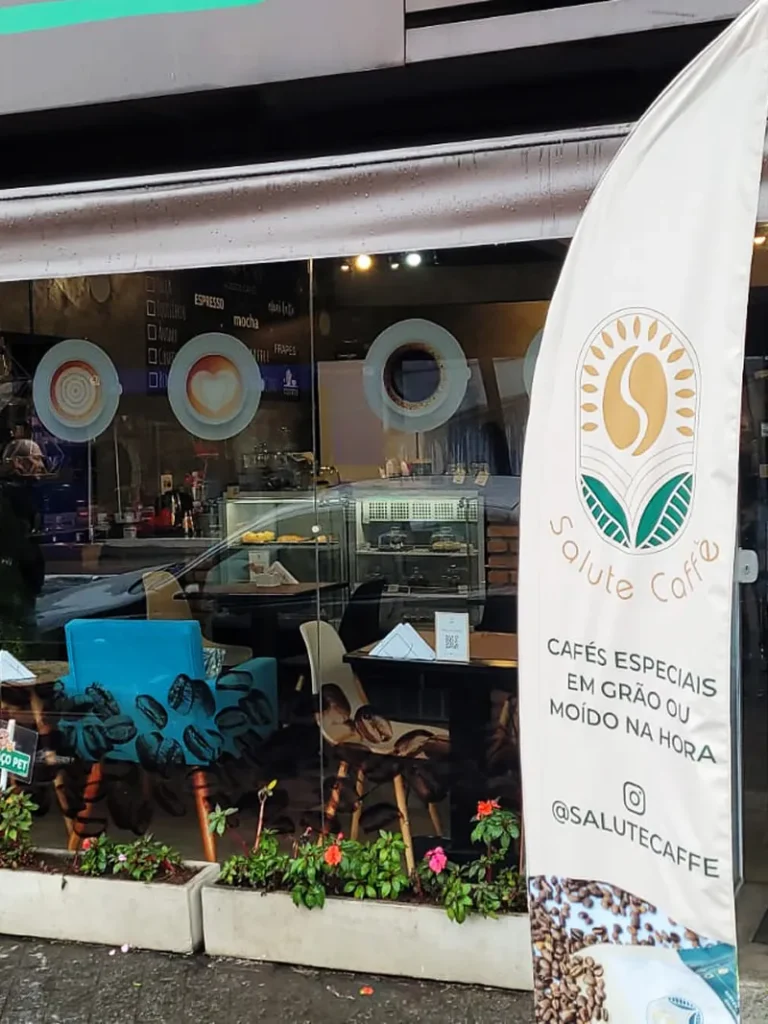 Wind Flag Banner Cafeteria Salute Caffe