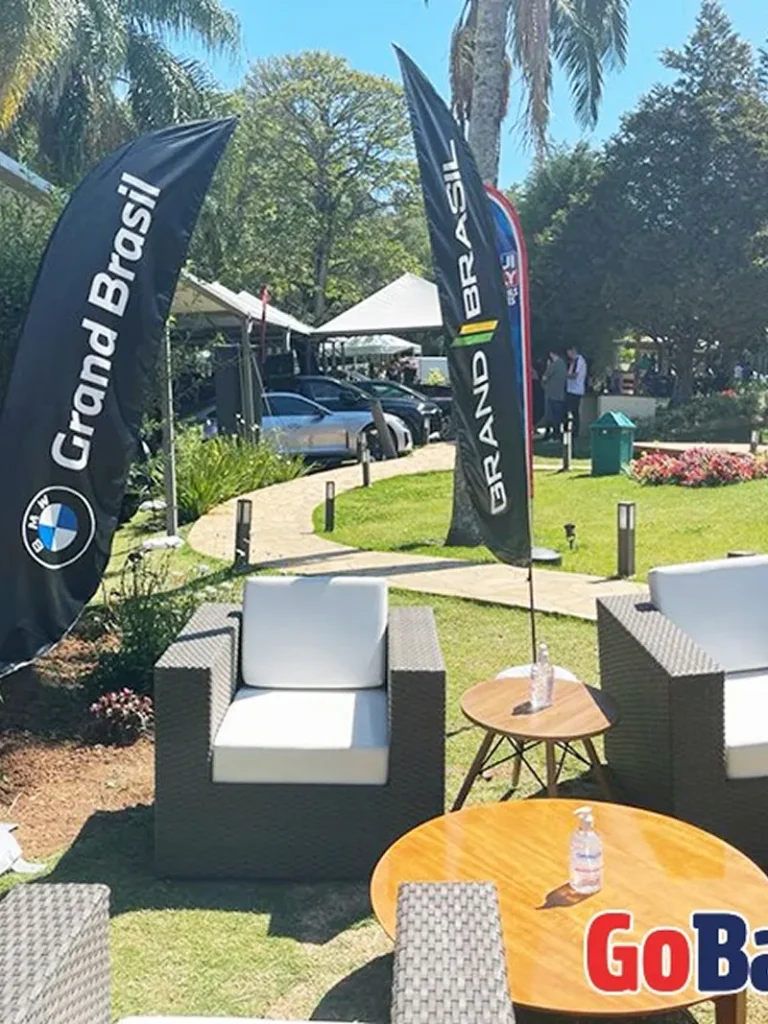 Wind Flag Banner Carros Bmw Grandbrasil