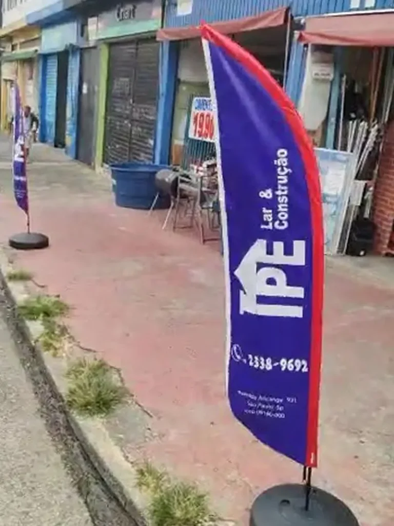 Wind Flag Banner Construcao Ipe