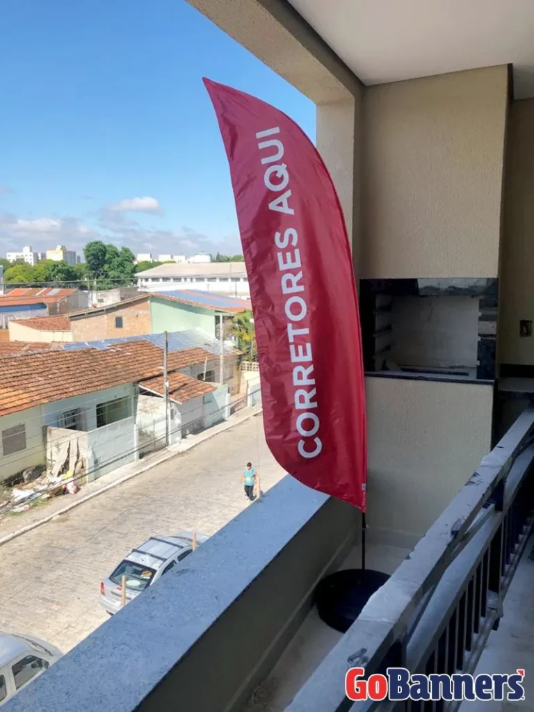 Wind Flag Banner Corretora Corretores Aqui