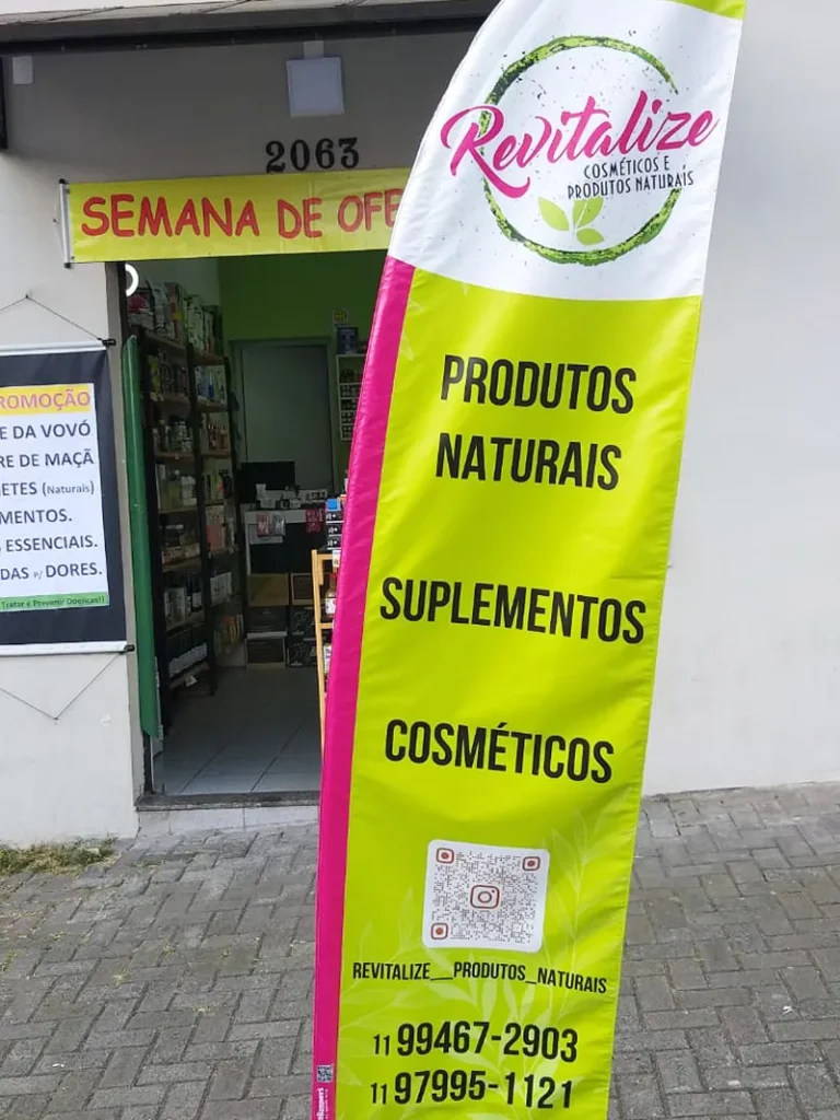 Wind Flag Banner Cosmeticos Revitalize