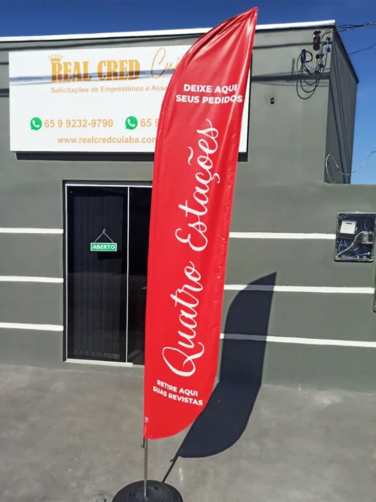 Wind Flag Banner Credito Real Cred