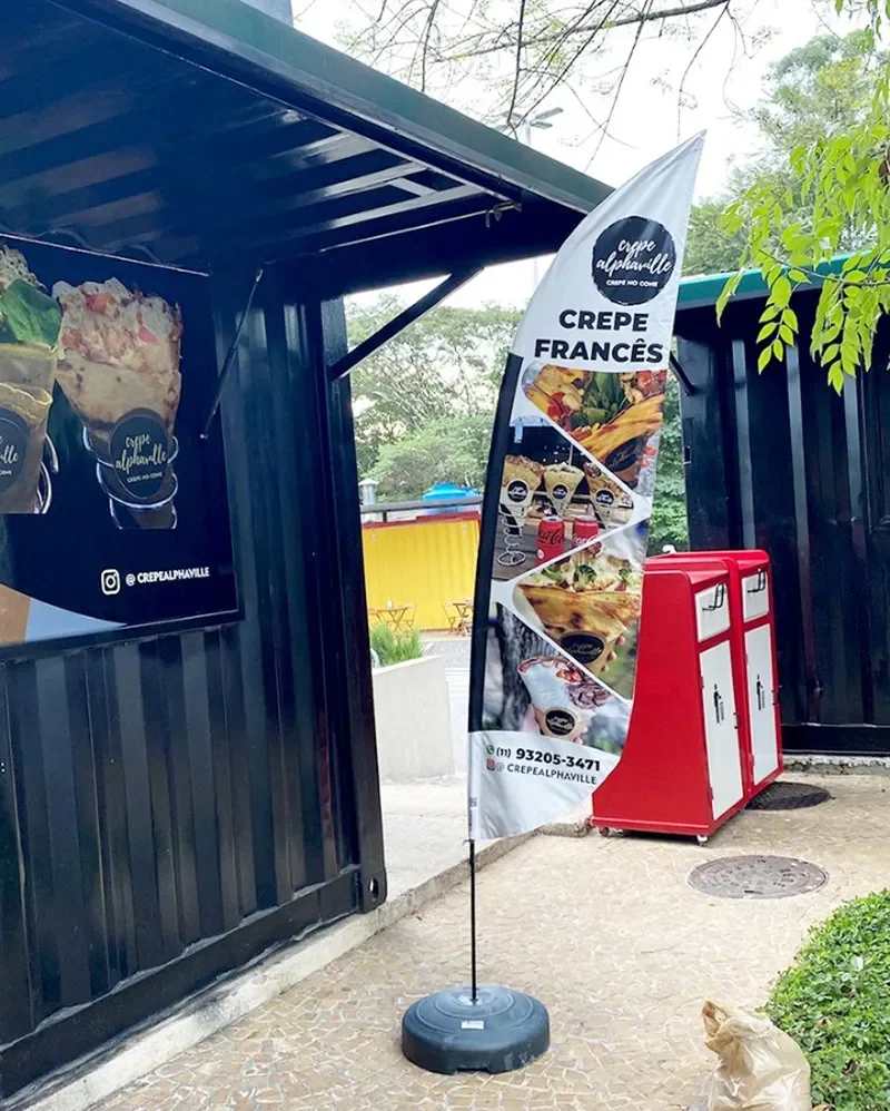 Wind Flag Banner Crepes Crepealafolie