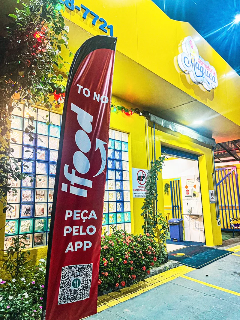 Wind Flag Banner Delivery Ifood