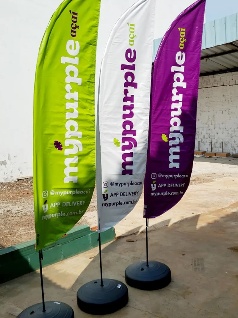 Wind Flag Banner Delivery Mypurple