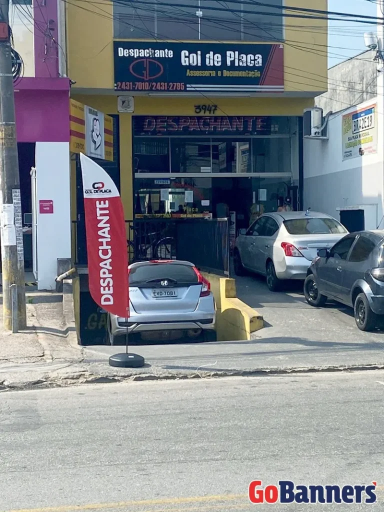 Wind Flag Banner Despachante Gol De Placa