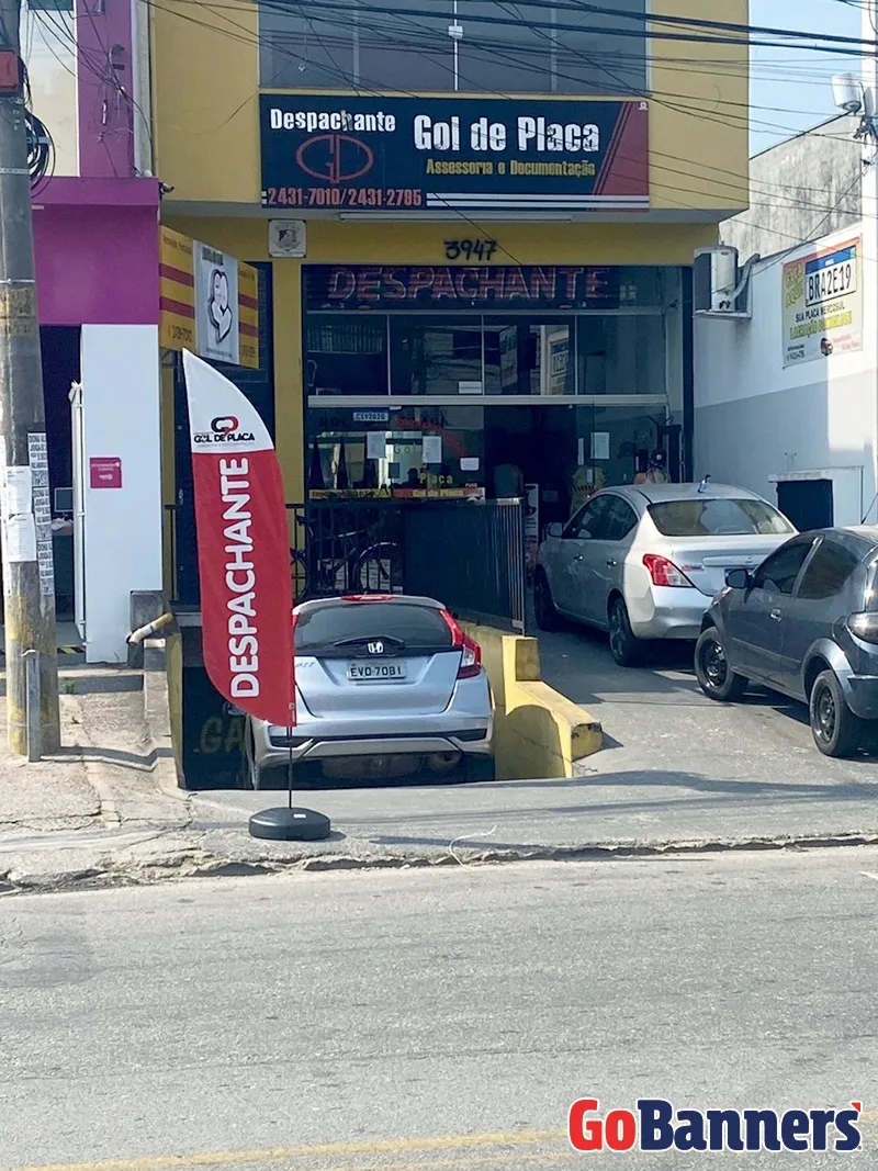 Wind Flag Banner Despachante Gol De Placa