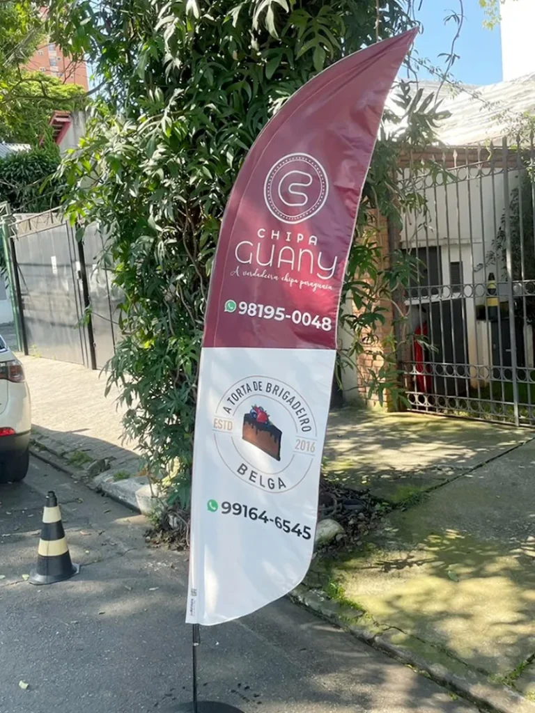 Wind Flag Banner Doceria Chipa Guany