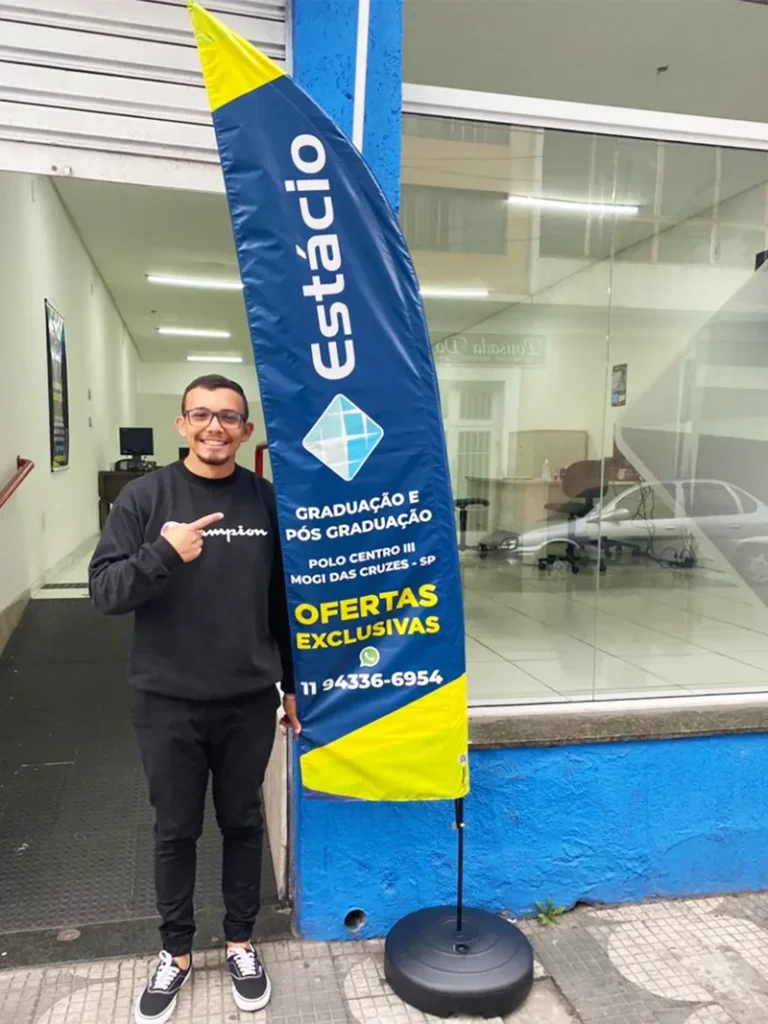 Wind Flag Banner Educacao Estacio