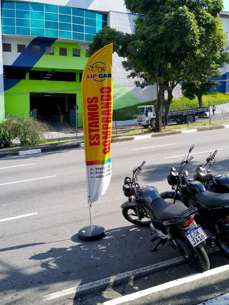 Wind Flag Banner Estacionamento Up Car