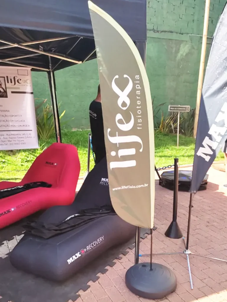 Wind Flag Banner Fisioterapia Life