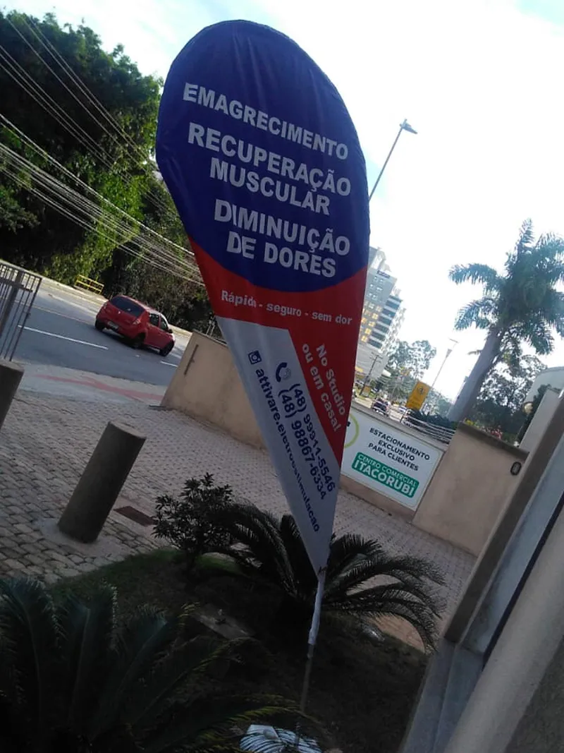 Wind Flag Banner Fisioterapia Pacorubi