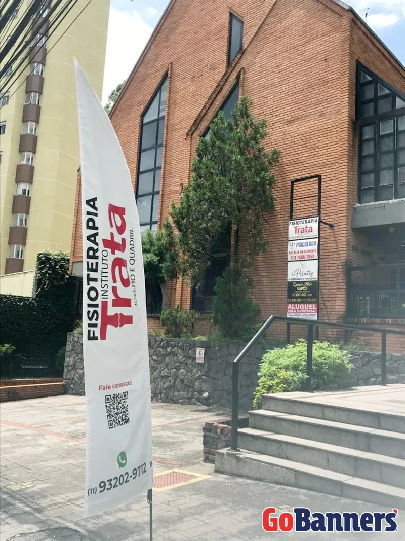 Wind Flag Banner Fisioterapia Trata