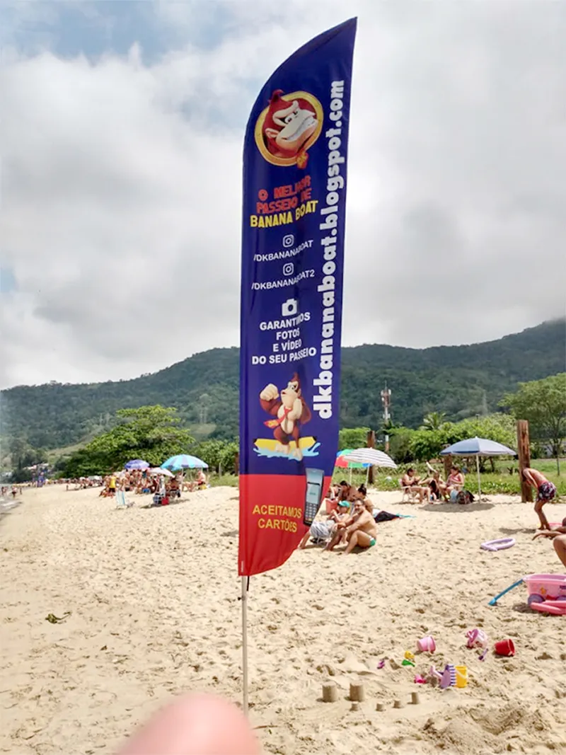 Wind Flag Banner Fotografia Banana Matt