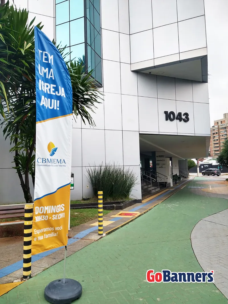 Wind Flag Banner Igreja Cbmema