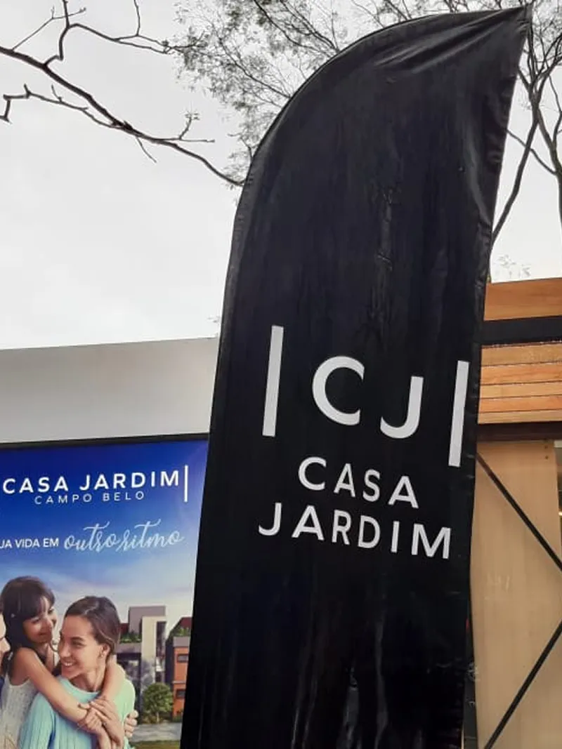 Wind Flag Banner Imobiliaria Casa Jardim