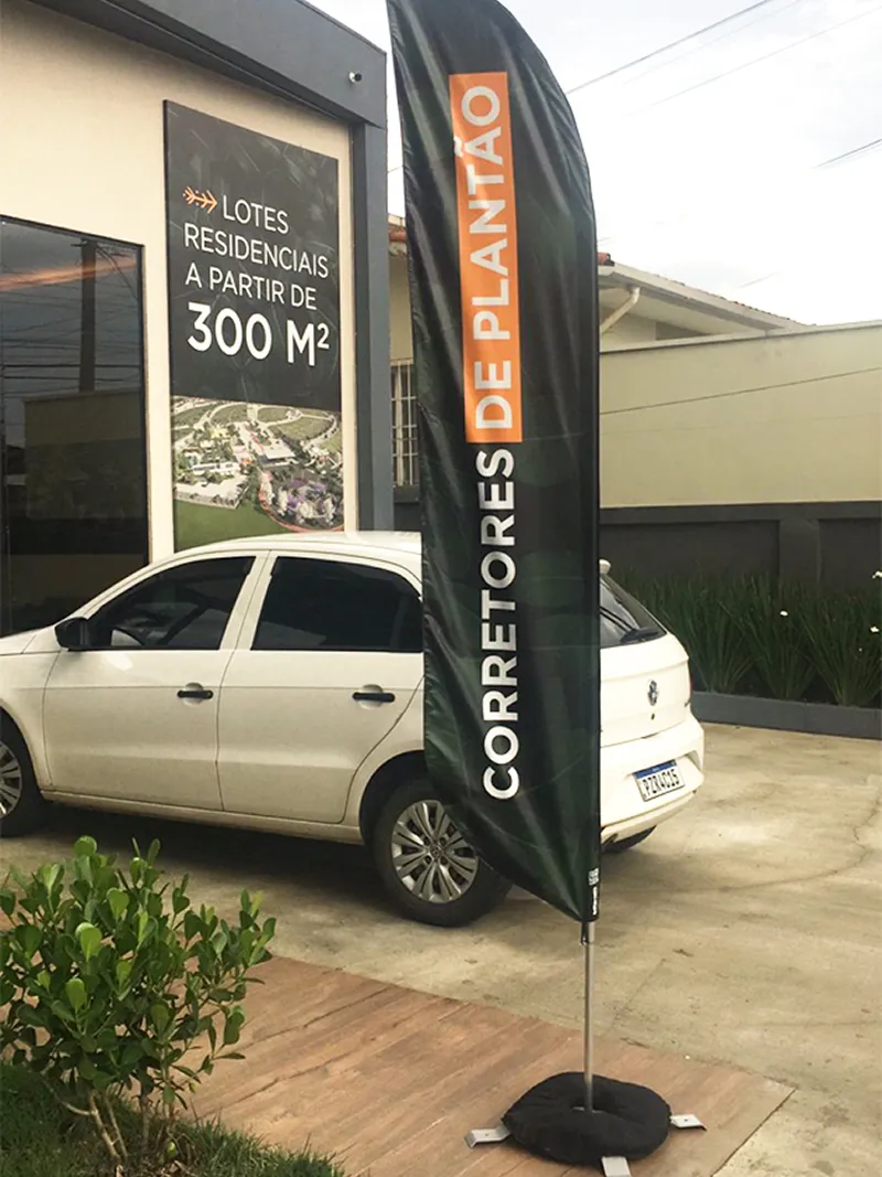 Wind Flag Banner Imobiliaria Corretores De Plantao