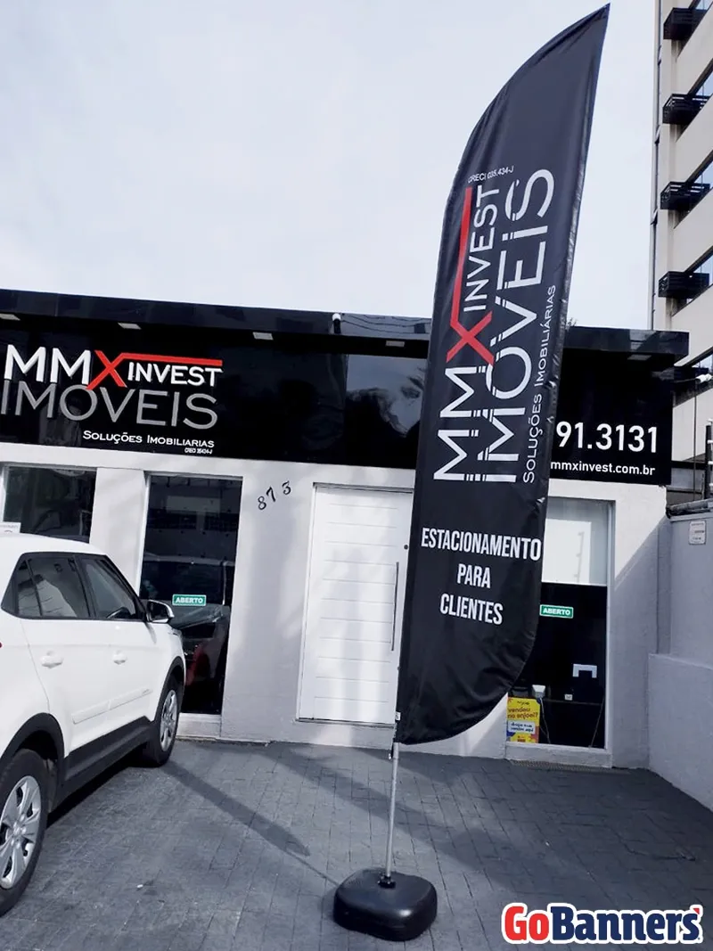 Wind Flag Banner Imobiliaria Mmxinvest
