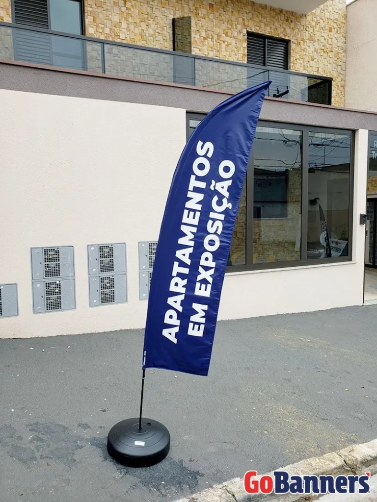 Wind Flag Banner Imoveis Apartamentos Em Exposicao