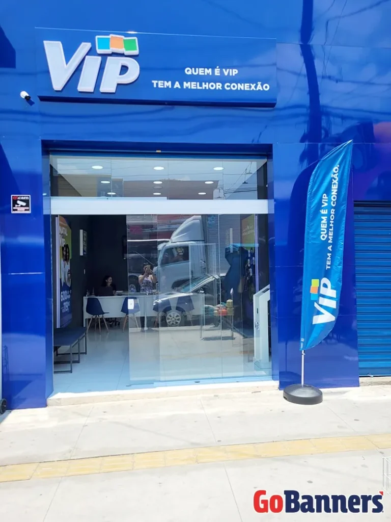 Wind Flag Banner Internet Vip
