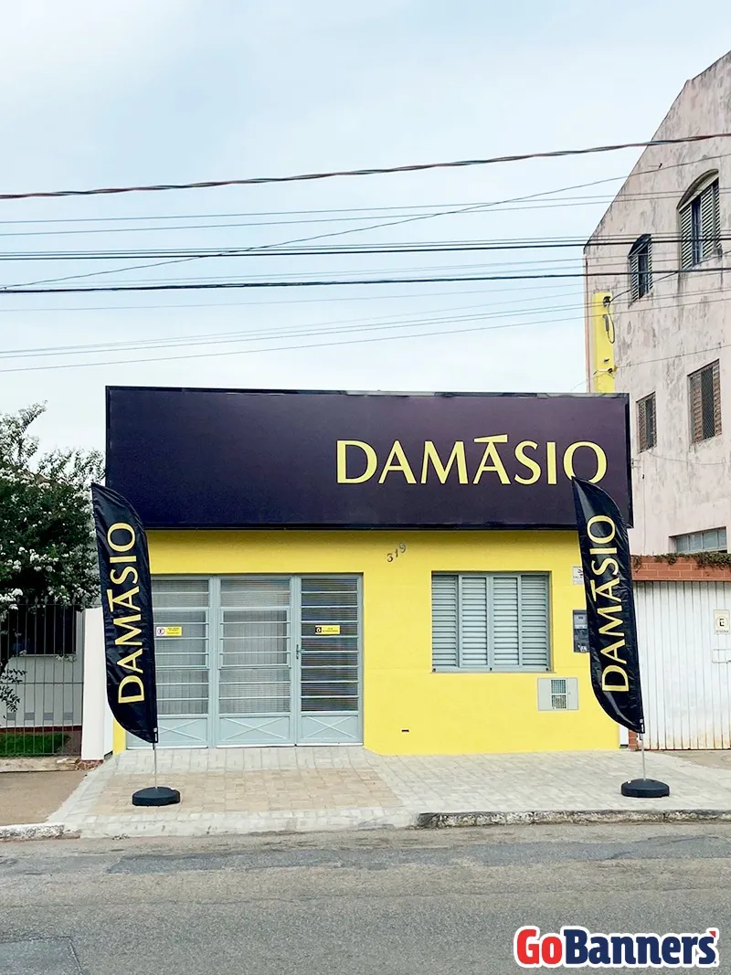 Wind Flag Banner Lojas Damasio