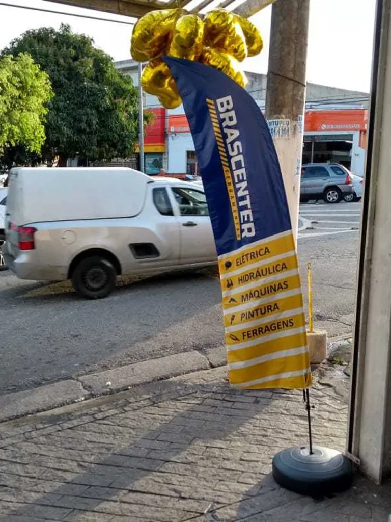 Wind Flag Banner Materiais Construcao Brascenter