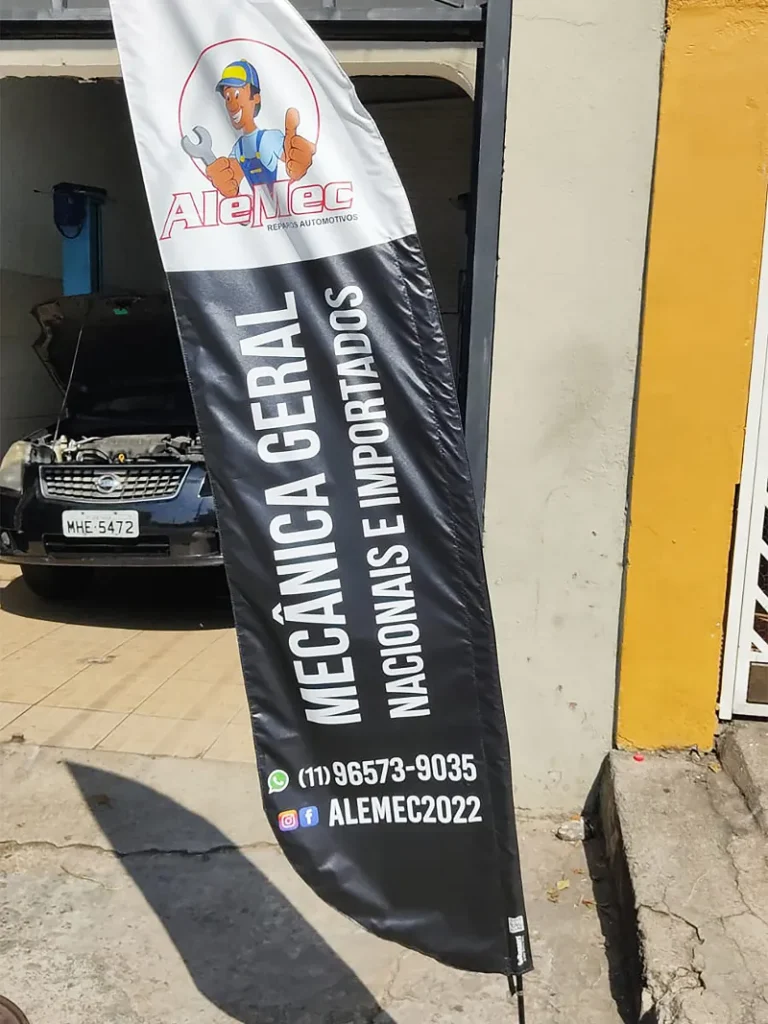 Wind Flag Banner Mecanica Alemec