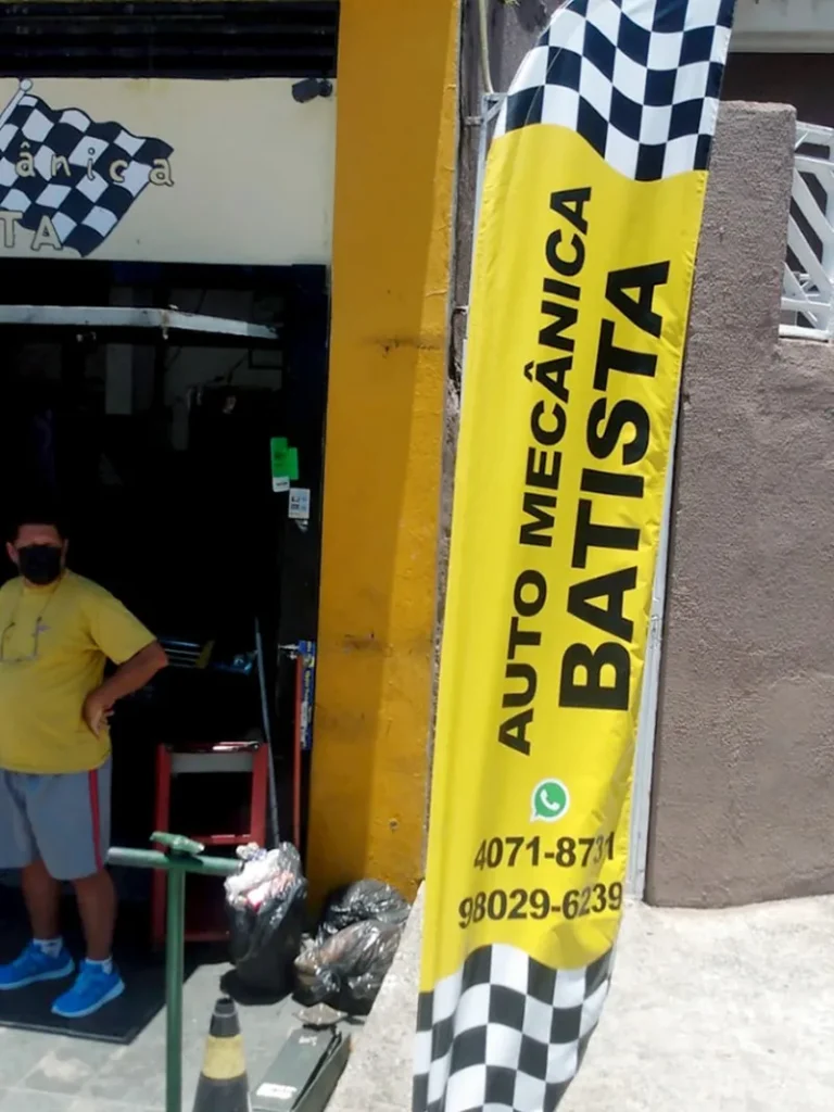 Wind Flag Banner Mecanica Batista