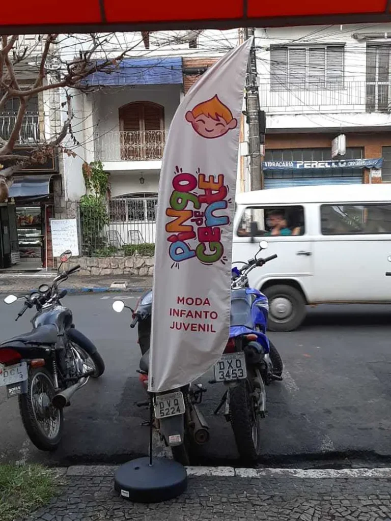 Wind Flag Banner Moda Infantil Pingo Gente